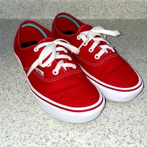 7.5 Women’s Red Vans